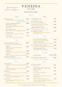 Weekend Brunch Menu Dec25